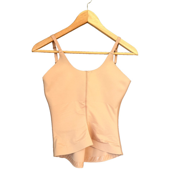 Spanx Structured Shaping Corset 46655 10428R Nude Tank Top w/ Boning Women’s MED - Picture 4 of 8